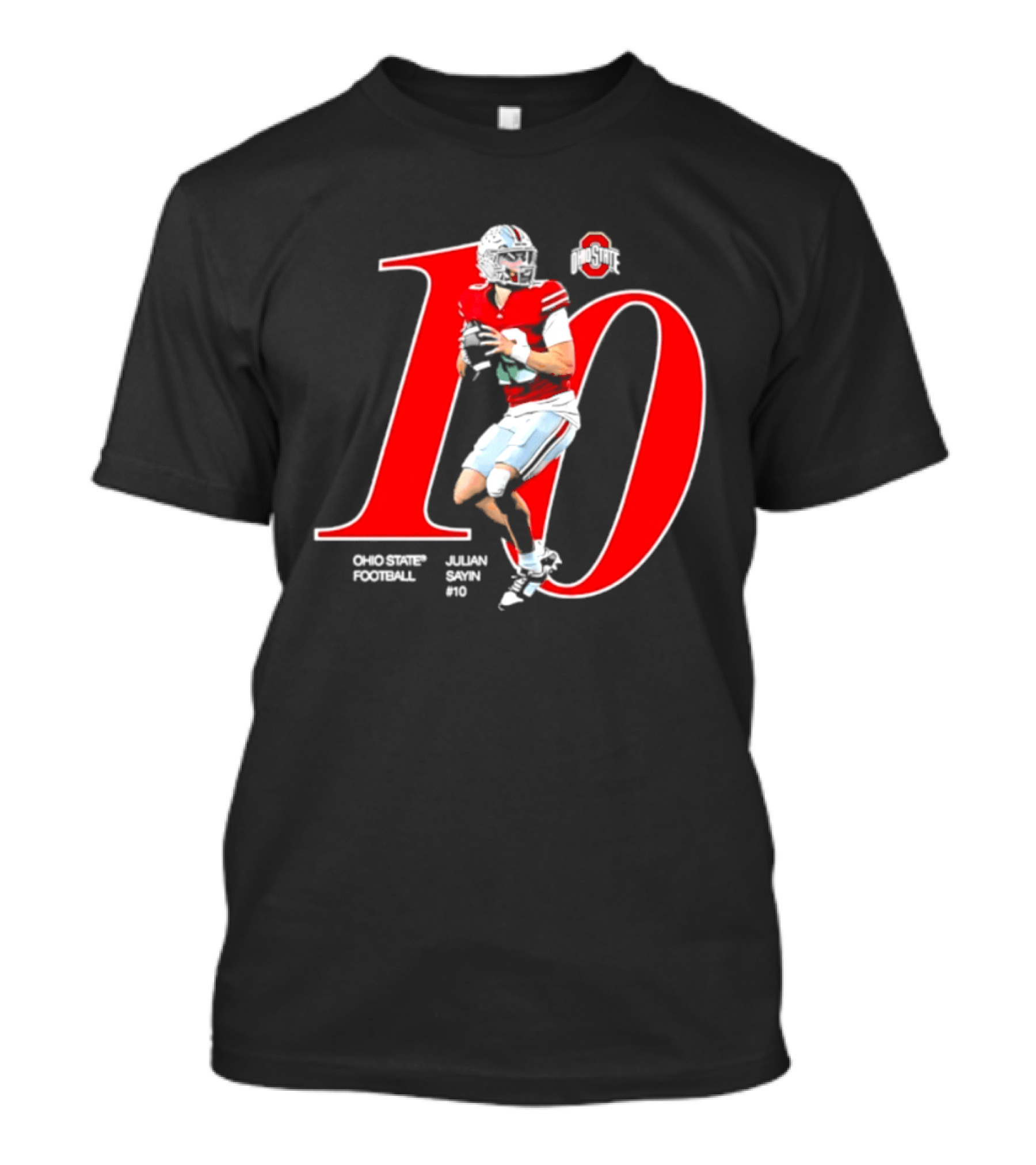 Ohio State Buckeyes Julian Sayin NCAA Football Player Number 10 T-Shirt