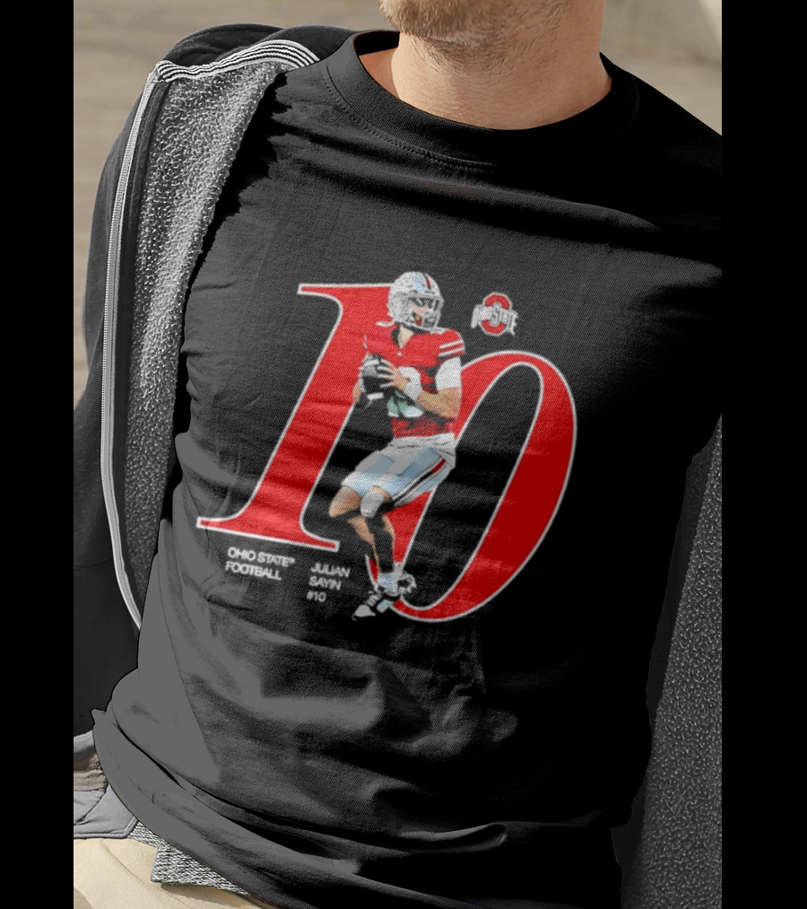 Ohio State Buckeyes Julian Sayin NCAA Football Player Number 10 T-Shirt