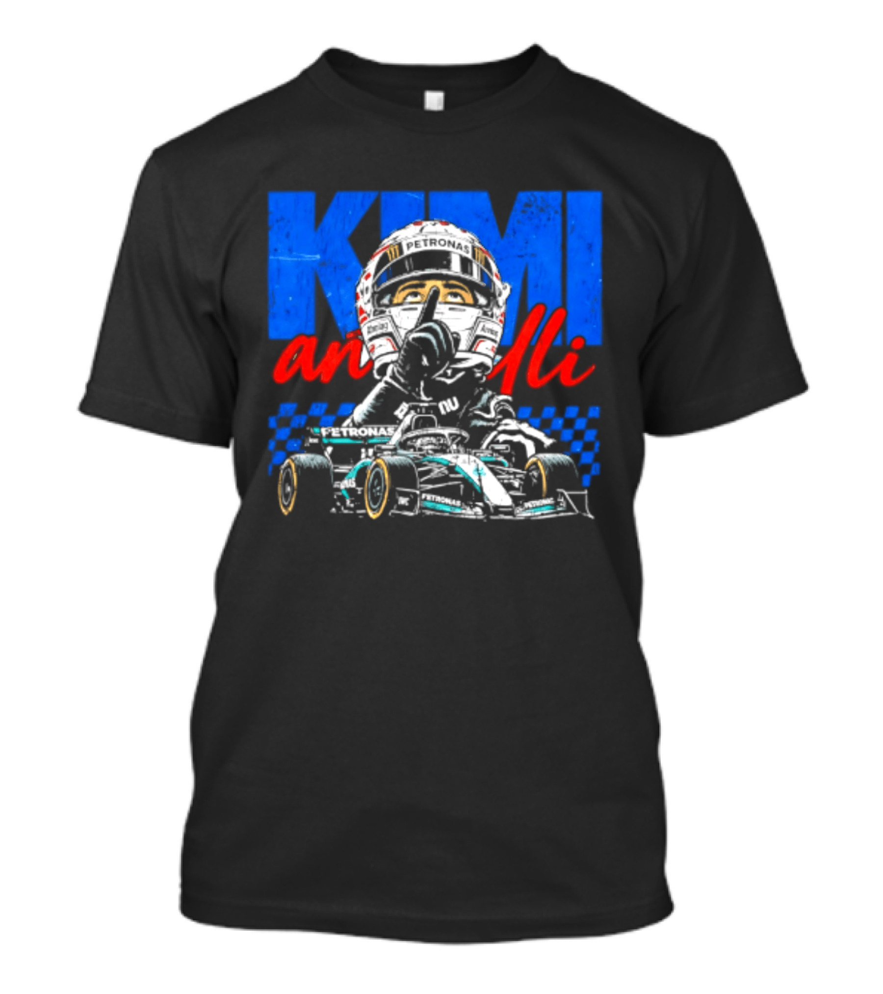 Kimi Antonelli F1 Racing Shhh Karting Racer Helmet T-Shirt