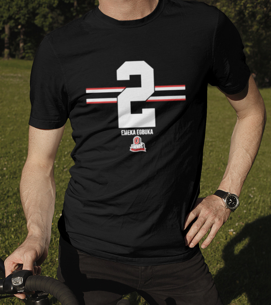 Emeka Egbuka 2 Ohio State Buckeyes NCAA Football T-Shirt