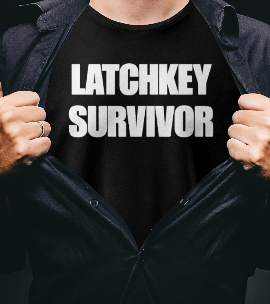 Latchkey Survivor Vintage Nostalgia Child Of The 80s Spirit T-Shirt