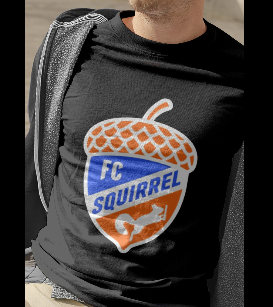 FC Squirrel Acorn Crest Cincinnati Soccer T-Shirt