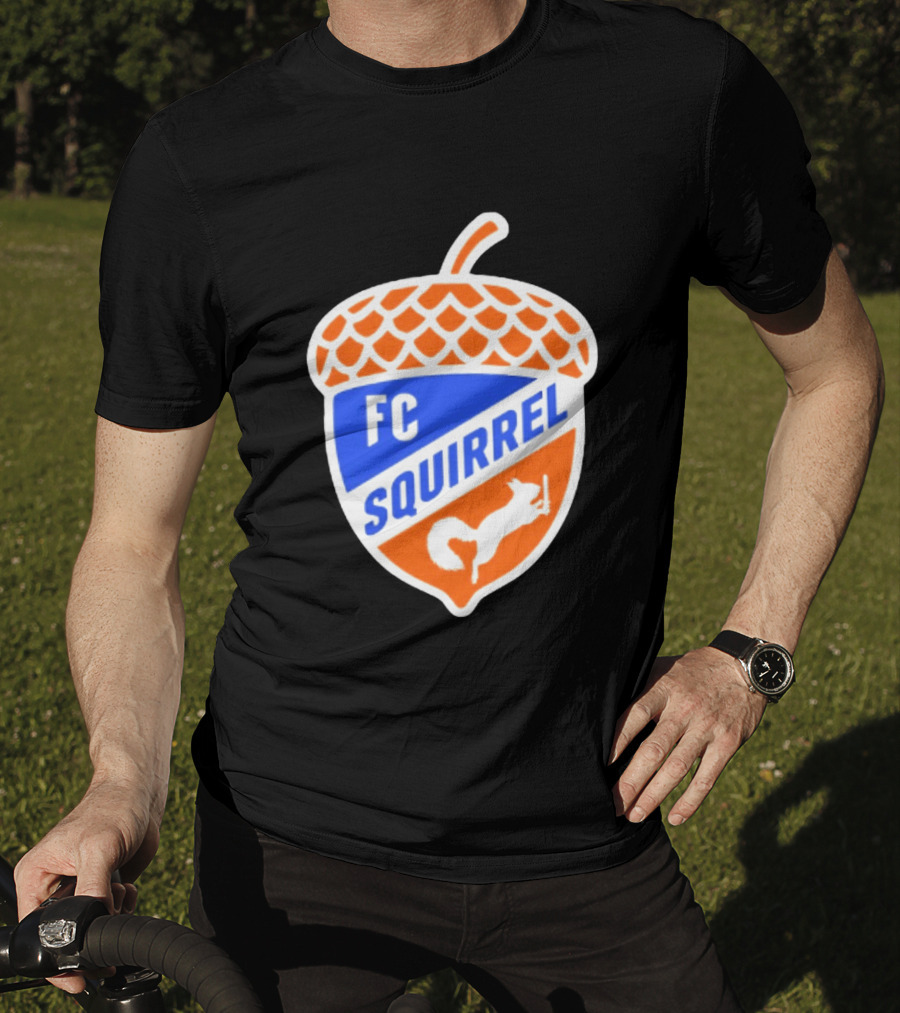 FC Squirrel Acorn Crest Cincinnati Soccer T-Shirt