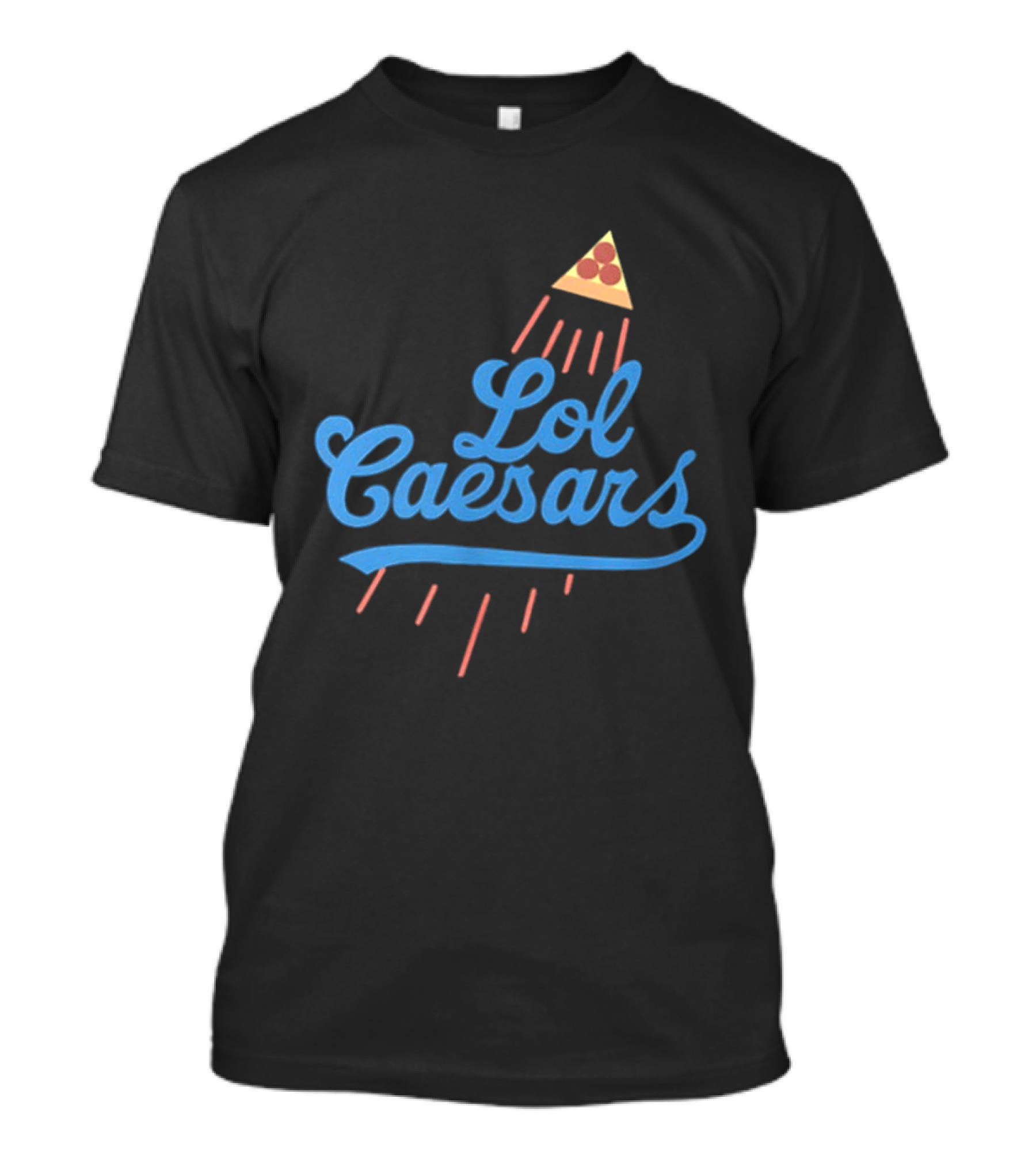 Lol Caesars Established 1969 Pizza 2 Sided T-Shirt