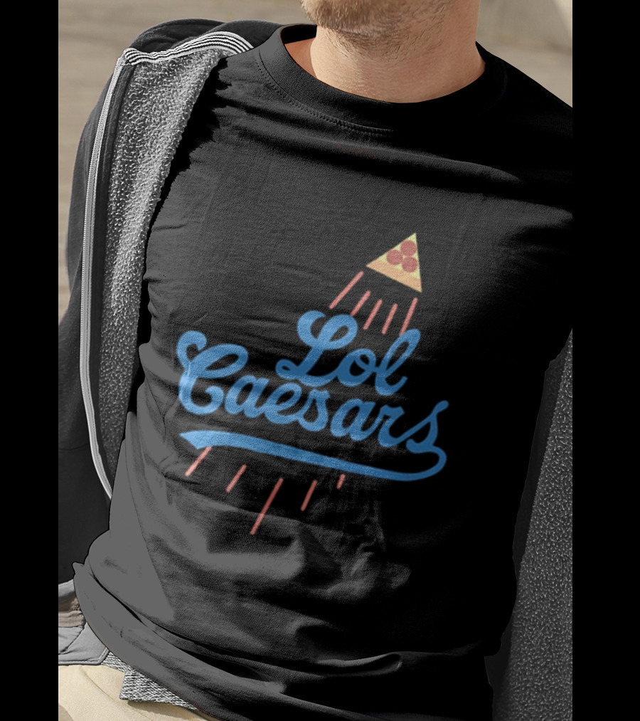Lol Caesars Established 1969 Pizza 2 Sided T-Shirt