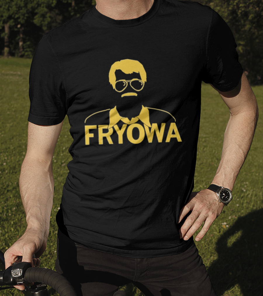FRYOWA Yellow Mustache Glasses Black Snug Small T-Shirt
