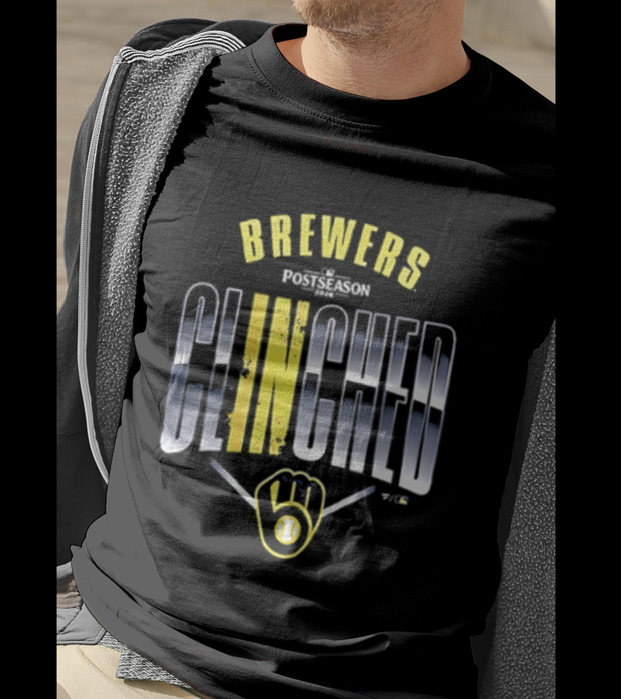 Brewers Postseason Clinched Milwaukee 2026 October Win Our Way T-Shirt