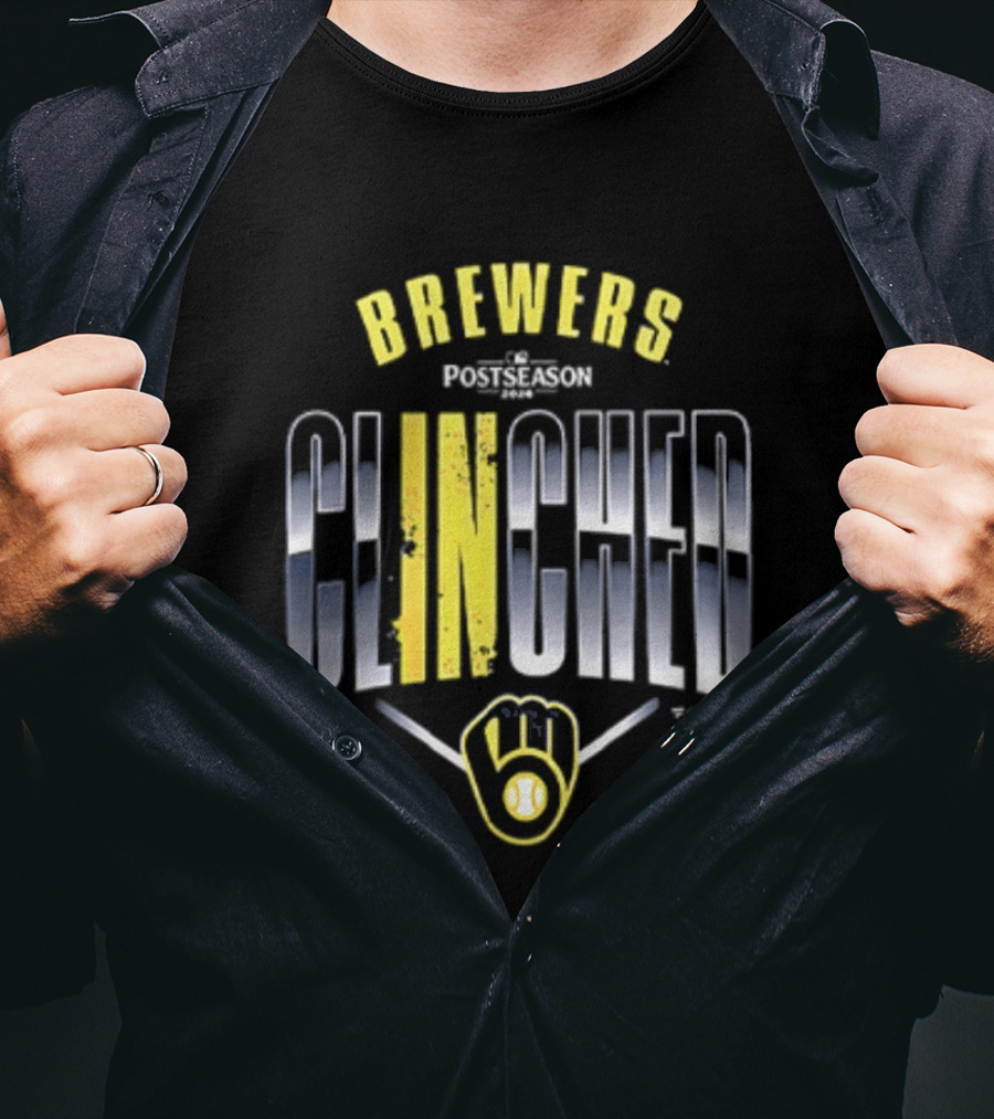 Brewers Postseason Clinched Milwaukee 2026 October Win Our Way T-Shirt
