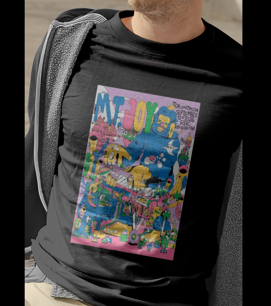 MT. Joy Toronto September 12 2026 RBC Amphitheatre Concert With Colorful Fantasy Creature T-Shirt