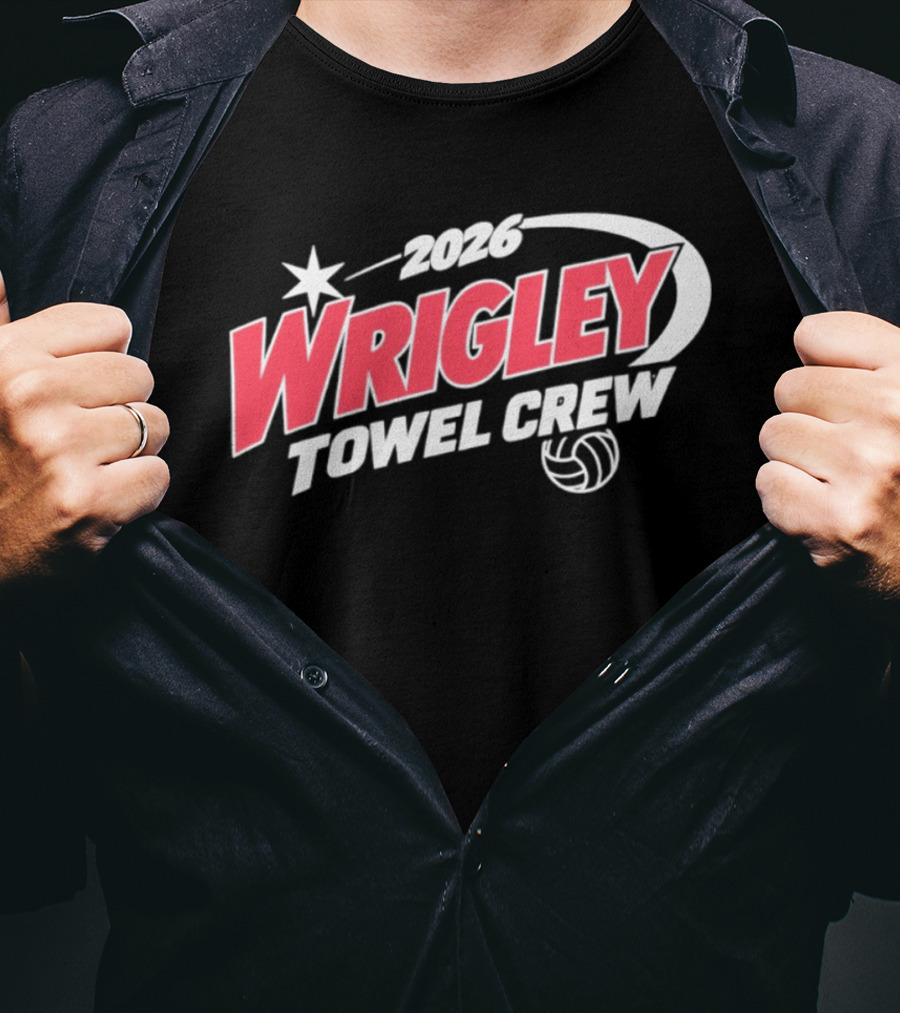 2026 Wrigley Towel Crew Volleyball Nebraska T-Shirt