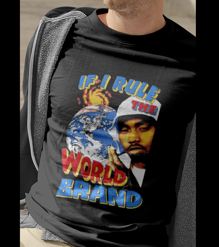 Nas If I Rule The World Hip Hop Earth Brand T-Shirt