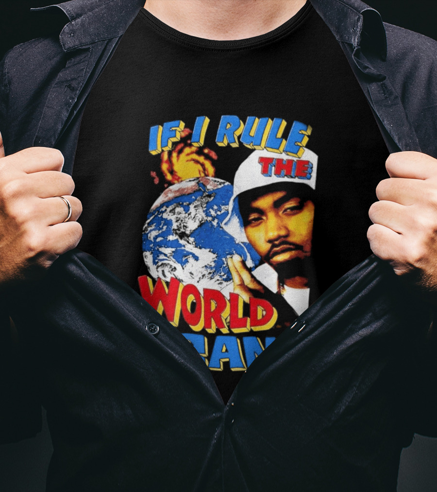 Nas If I Rule The World Hip Hop Earth Brand T-Shirt