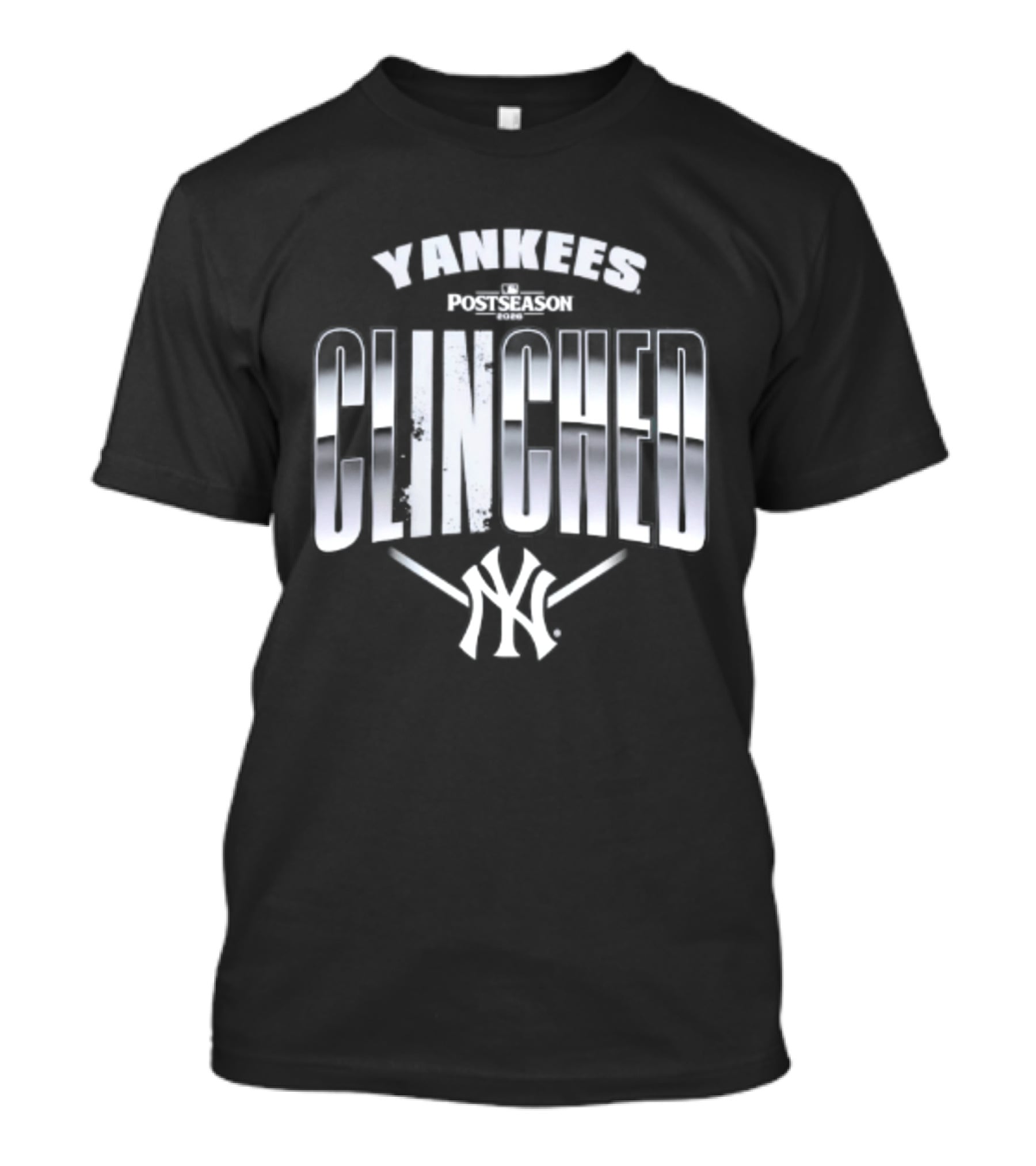 Yankees Clinched 2026 Postseason Locker Room T-Shirt