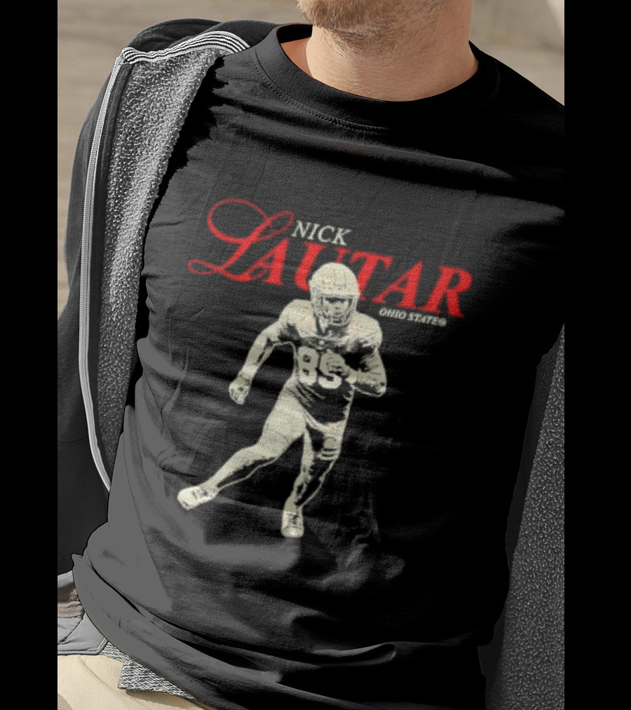 Nick Lautar Ohio State Buckeyes 89 NCAA T-Shirt