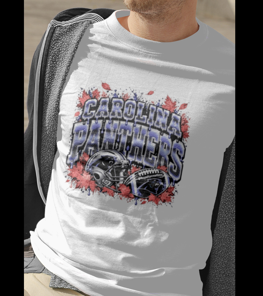 Carolina Panthers Football Faith Halloween 2026 Helmet Head Football T-Shirt