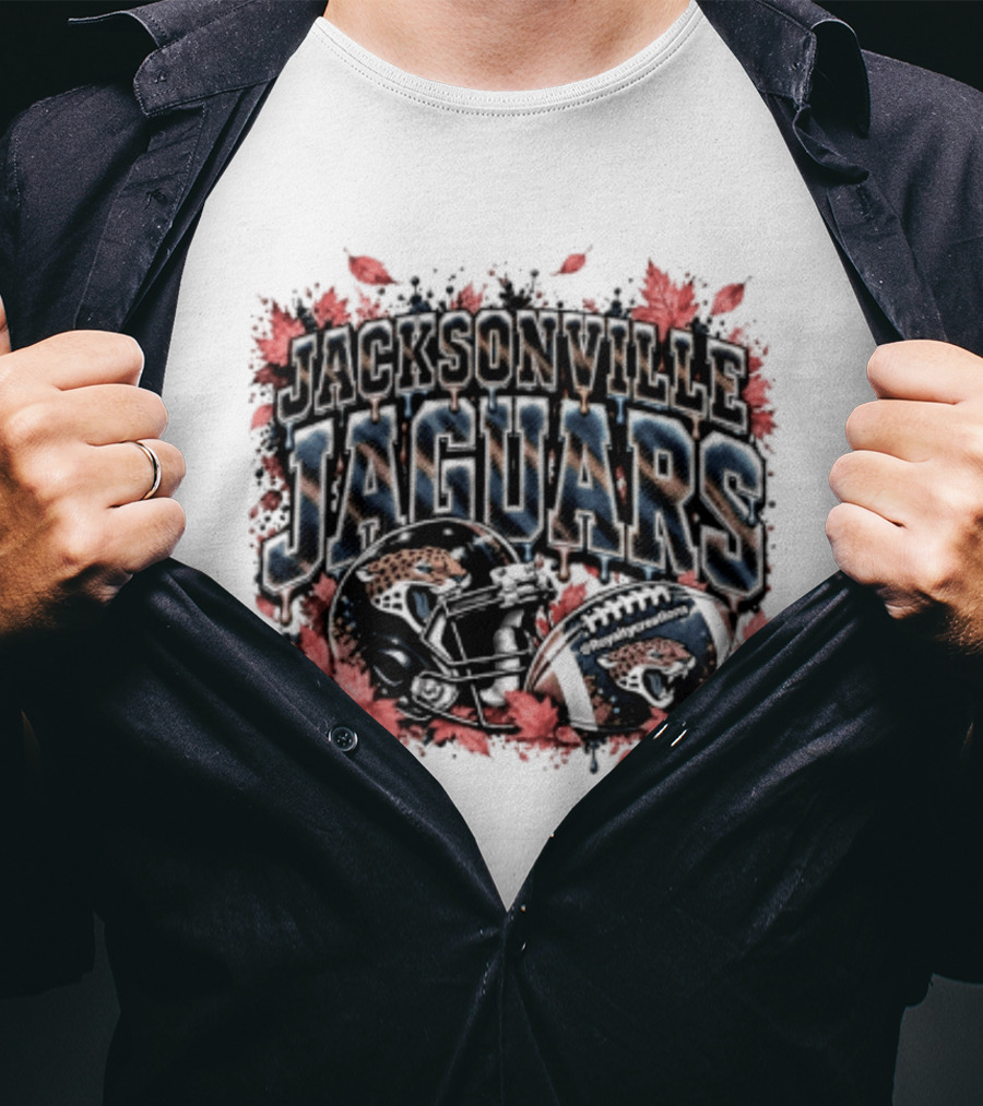 Jacksonville Jaguars Football Helmet Halloween 2026 T-Shirt