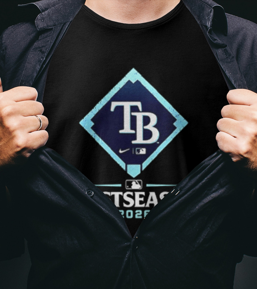 Tampa Bay Rays MLB 2026 Postseason Clinched T-Shirt