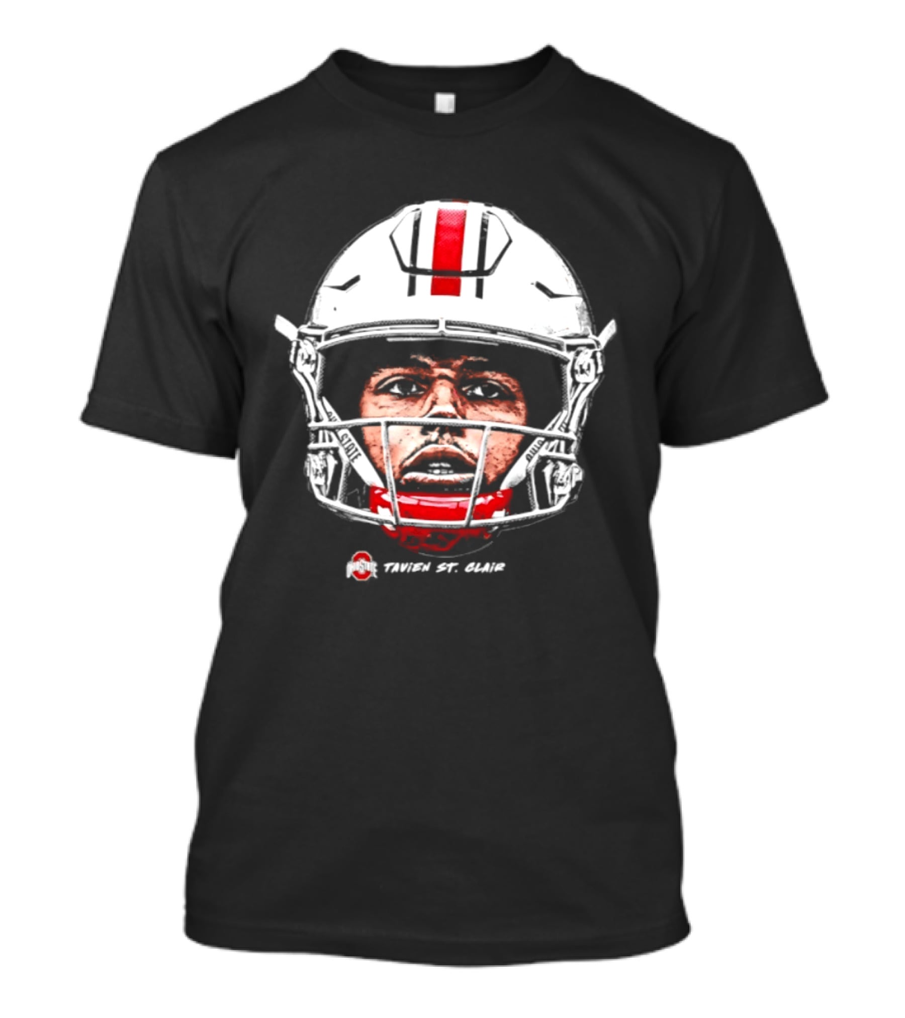 Ohio State Buckeyes Tavien St. Clair Game Face NCAA Football T-Shirt