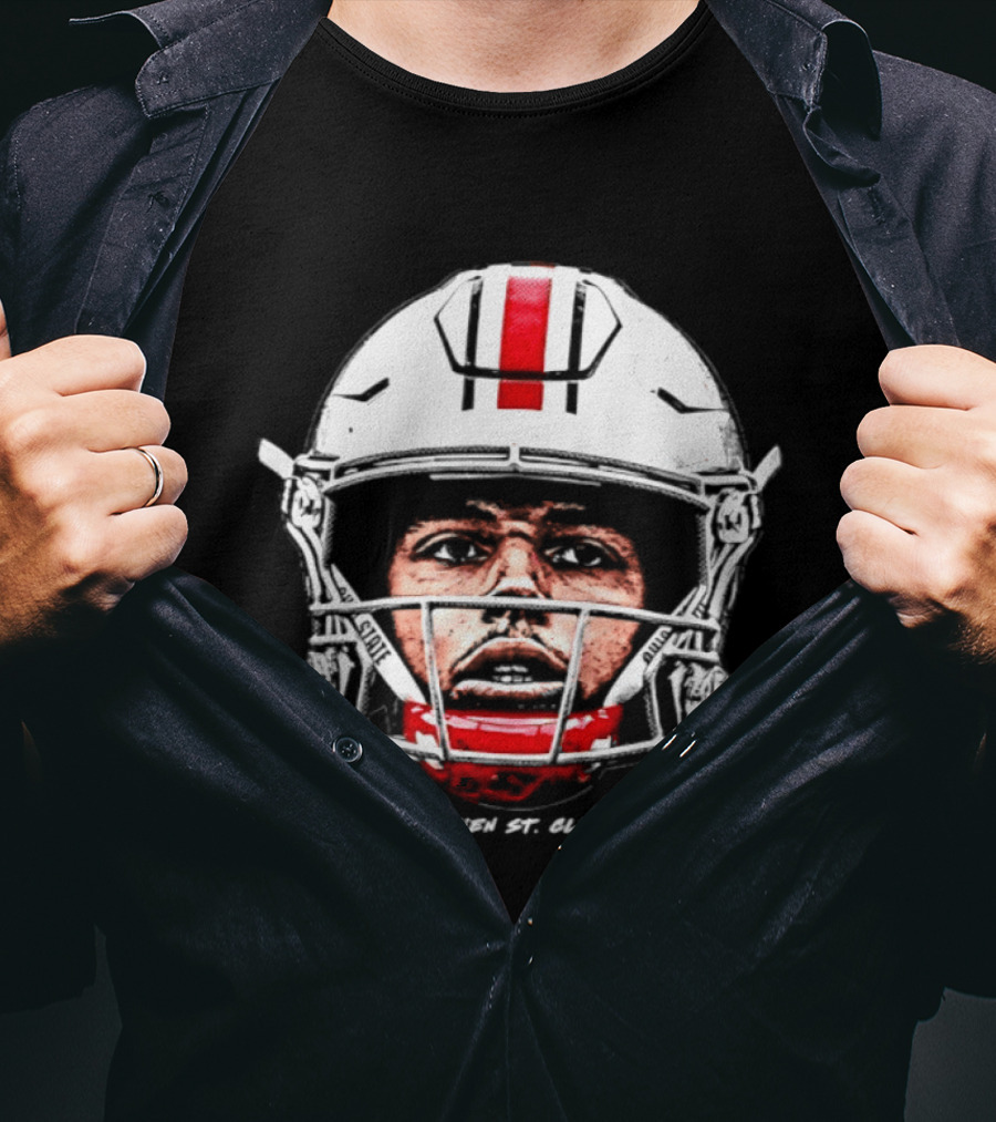 Ohio State Buckeyes Tavien St. Clair Game Face NCAA Football T-Shirt