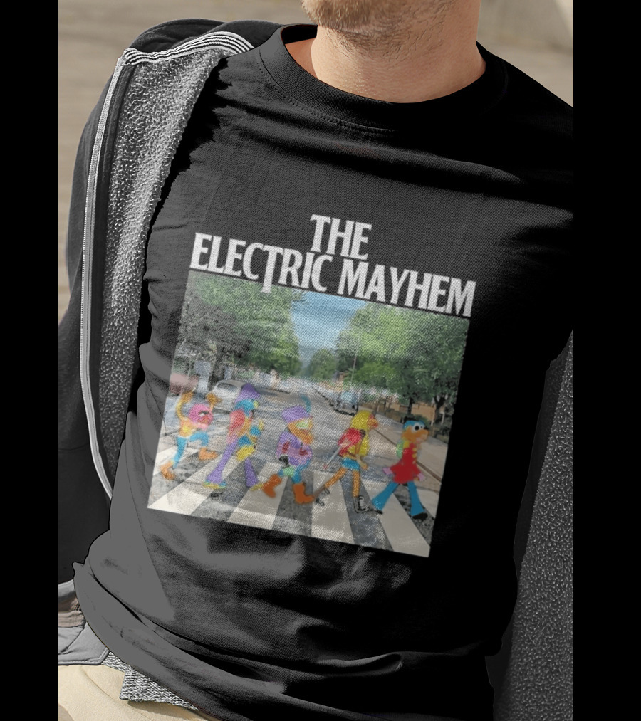 The Electric Mayhem Muppets Abbey Road Crossing Iconic Scene T-Shirt