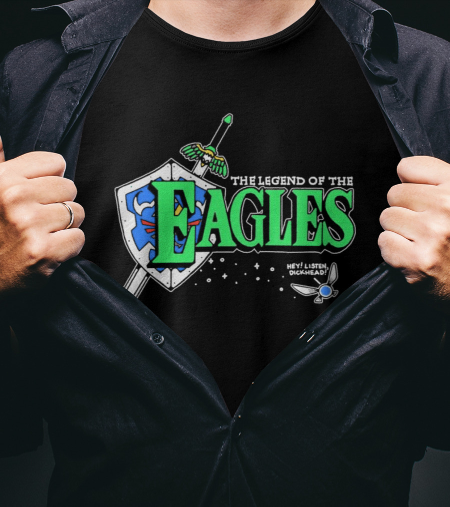 The Legend Of The Eagles Sword And Shield Adventure T-Shirt