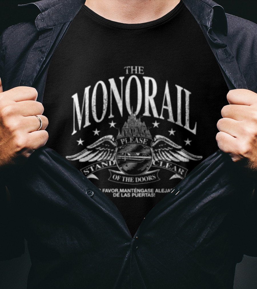 The Lost Bros Store Monorail Stand Clear Variant Iconic Biker T-Shirt