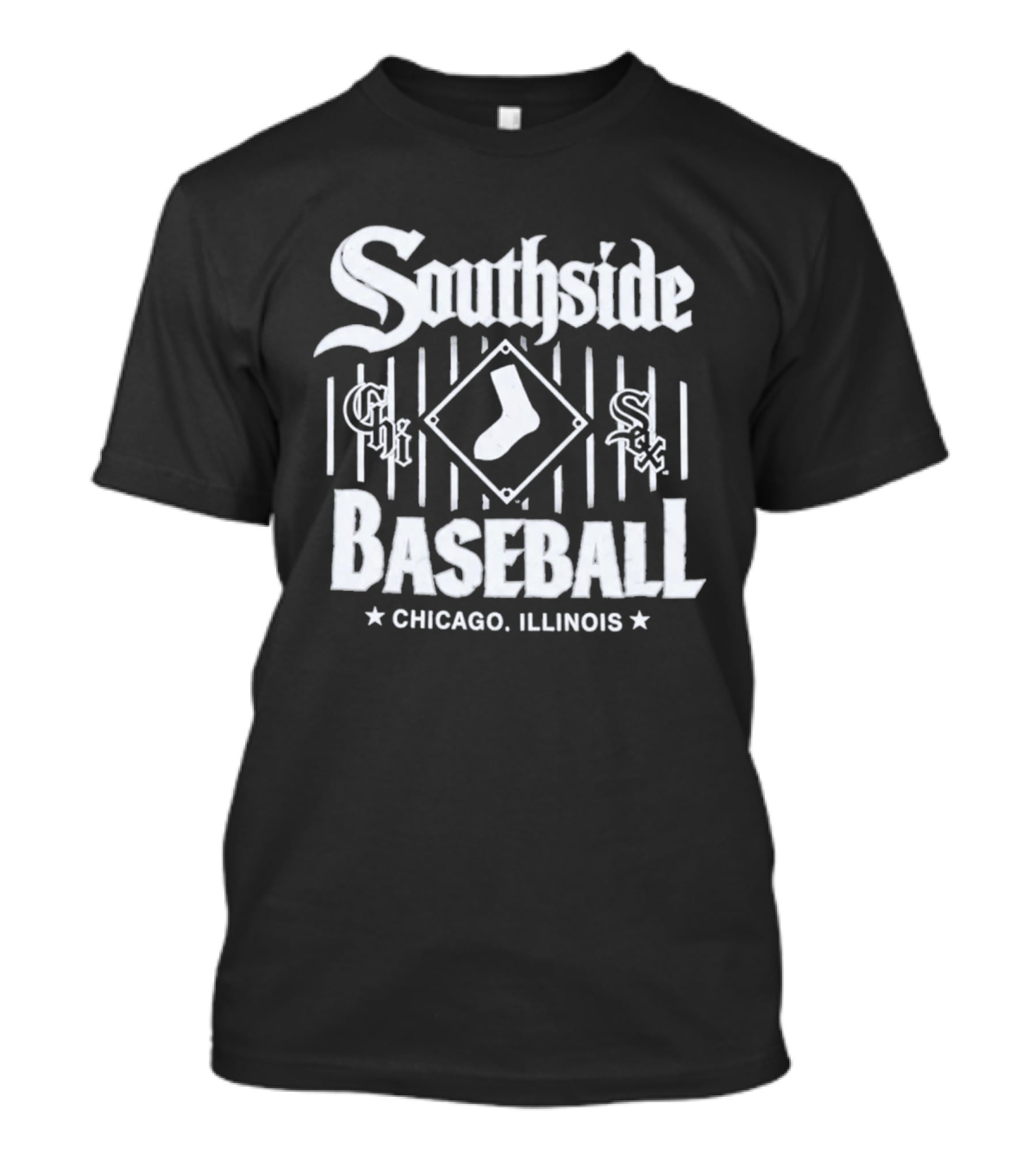 Southside Baseball Chicago Illinois White Sox T-Shirt