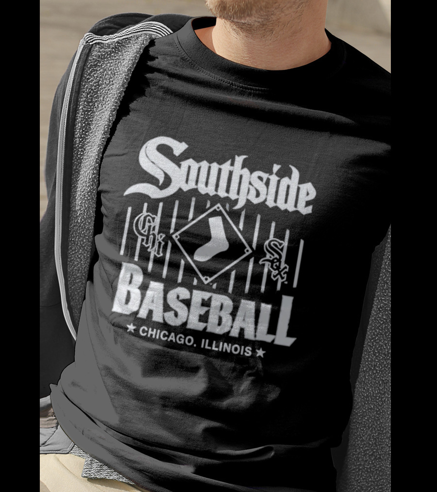Southside Baseball Chicago Illinois White Sox T-Shirt