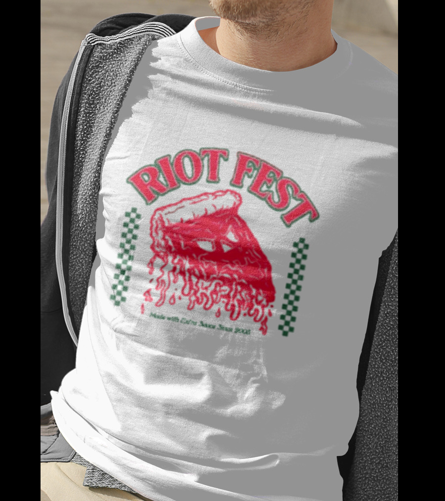 Riot Fest Chicago 2026 Douglass Park September 18 20 Pizza Lineup T-Shirt