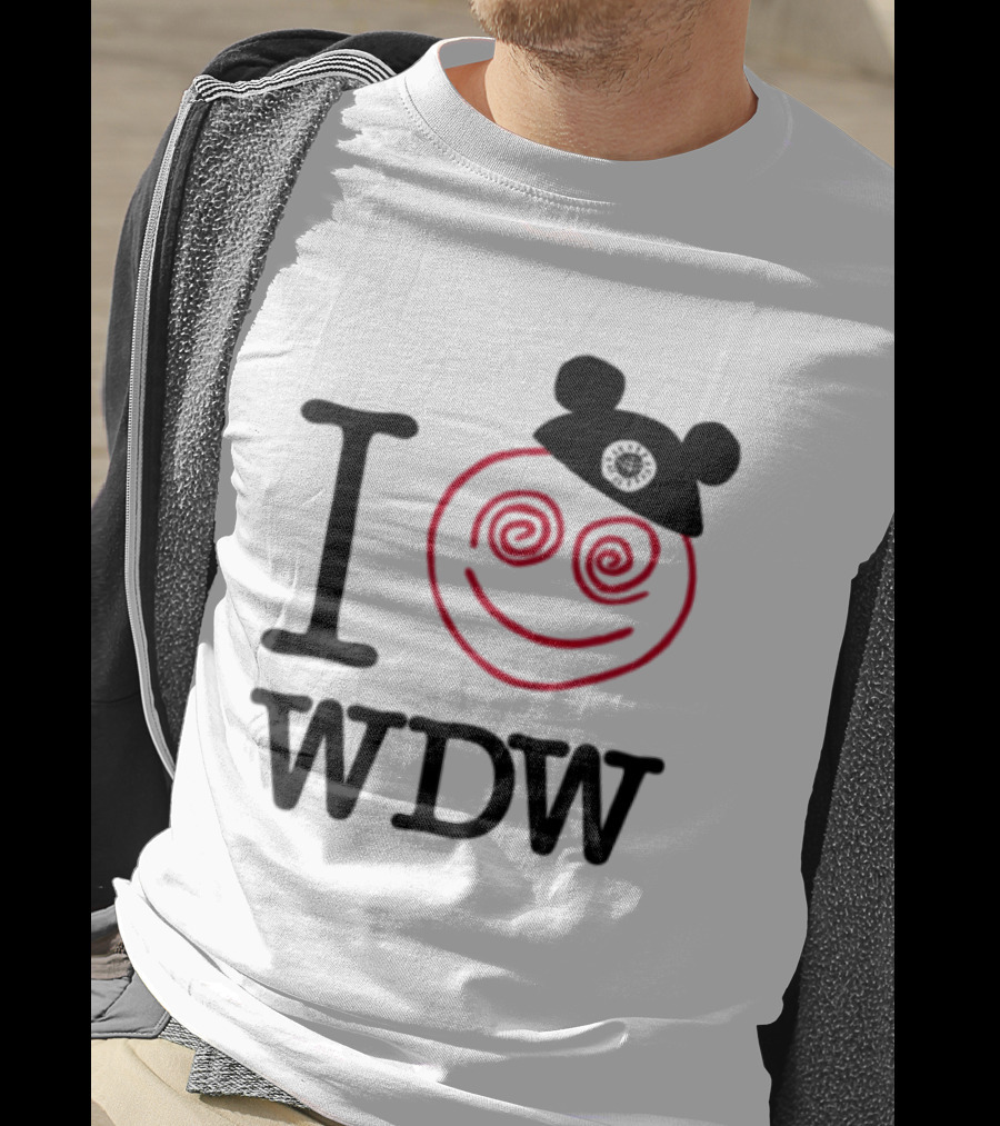 I Love WDW Lost Bros Store All The Time Disney Mickey Hat Smiley Face T-Shirt