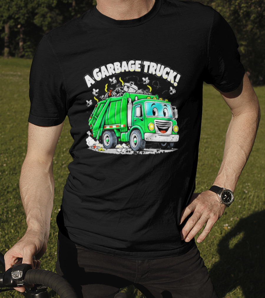 A Garbage Truck Cartoon Animation Fun T-Shirt