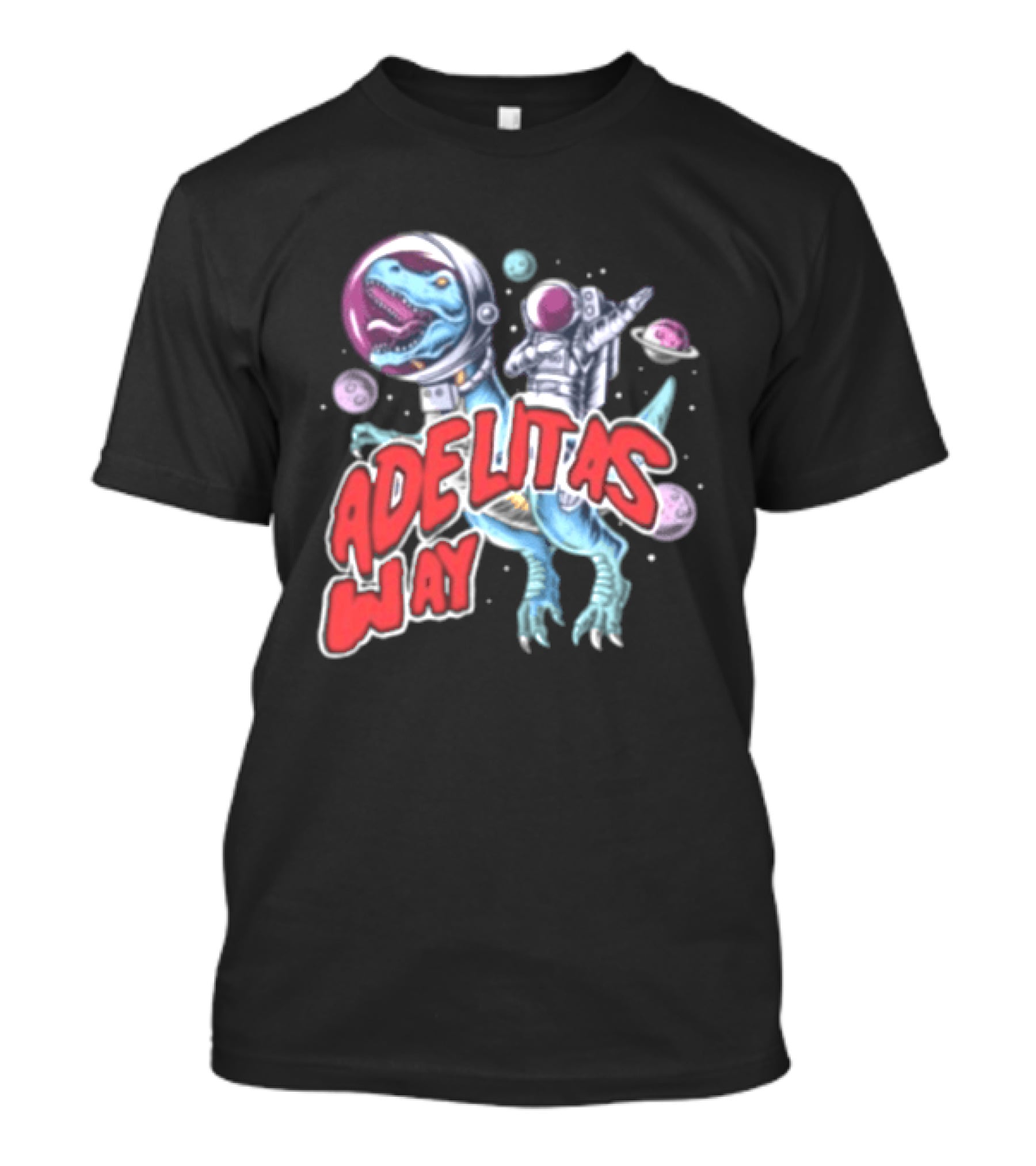 Adelitas Way Space Dinosaur Astronaut Rex T-Shirt