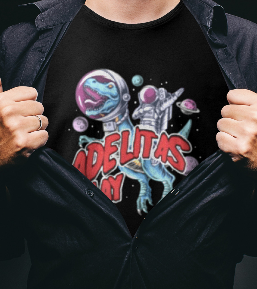 Adelitas Way Space Dinosaur Astronaut Rex T-Shirt