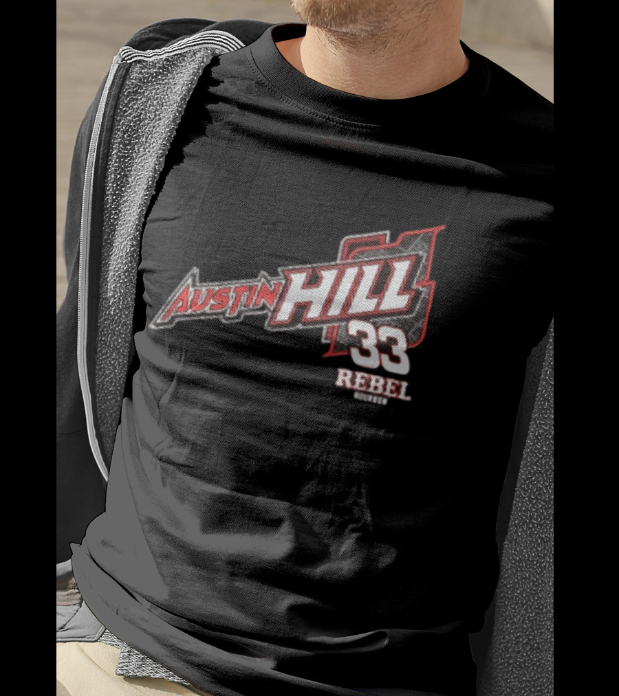 Austin Hill 33 Rebel Racing Team Honoring Our Original Rebel T-Shirt