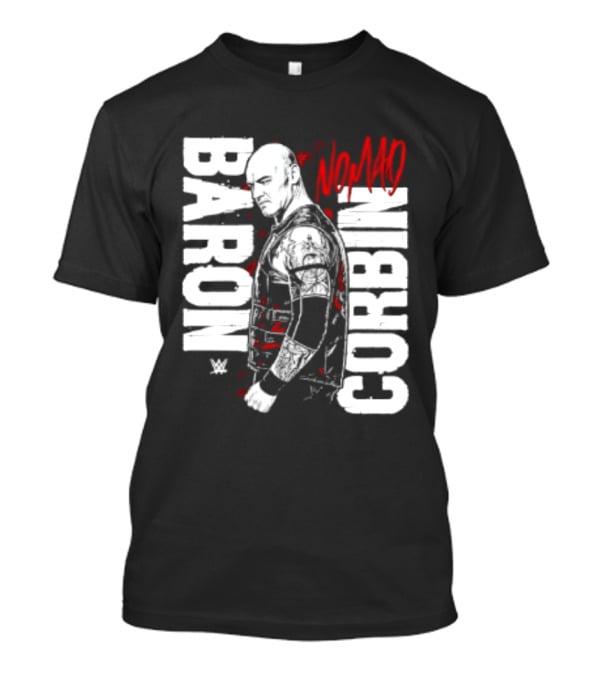 Baron Corbin WWE Nomad Vertical Name Wrestling Superstar T-Shirt
