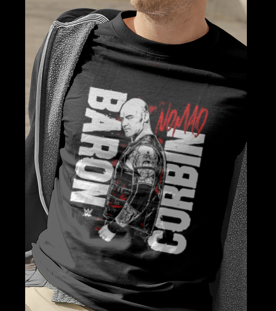 Baron Corbin WWE Nomad Vertical Name Wrestling Superstar T-Shirt