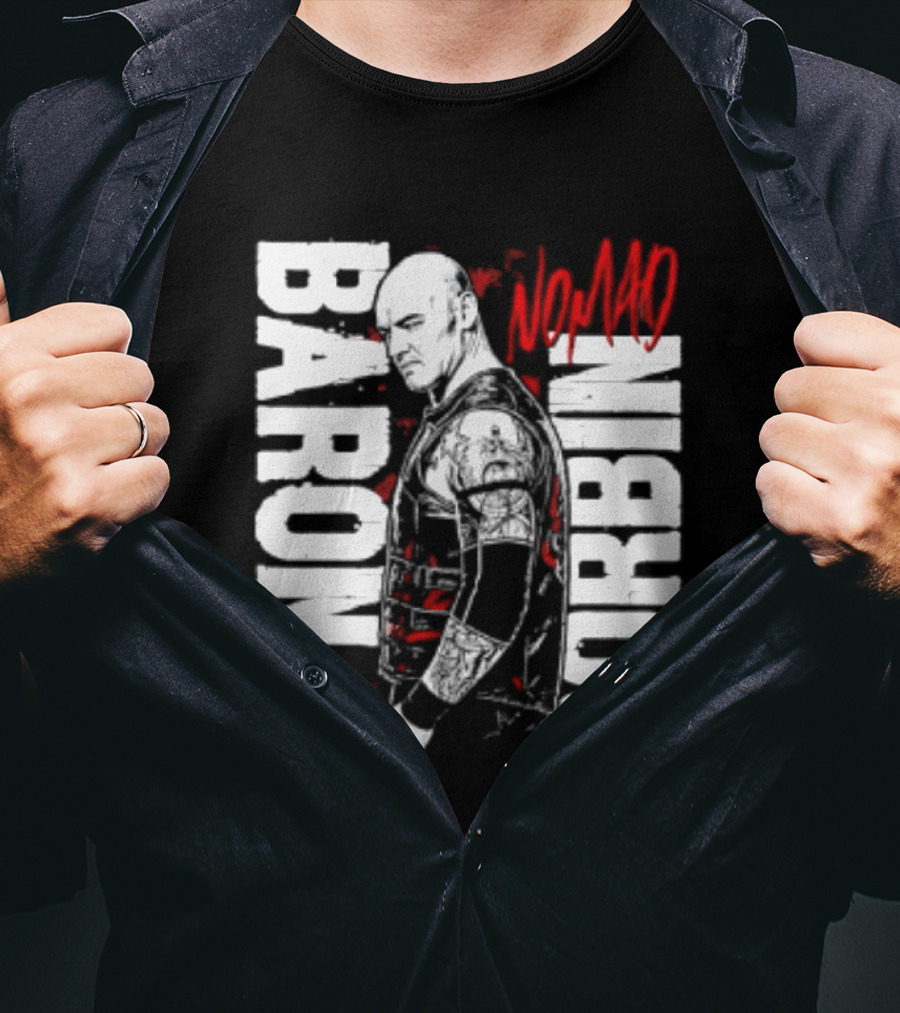 Baron Corbin WWE Nomad Vertical Name Wrestling Superstar T-Shirt