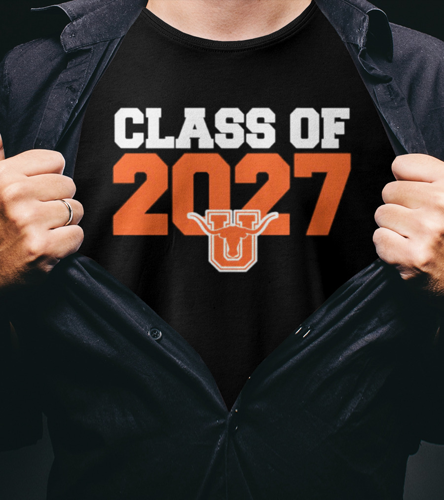 Texas Longhorns Class Of 2027 NCAA Football Longhorn T-Shirt