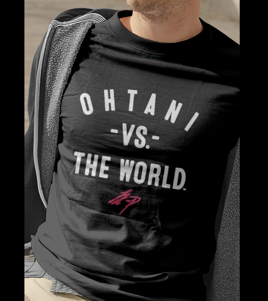 Ohtani Vs. The World Baseball Icon Signature T-Shirt