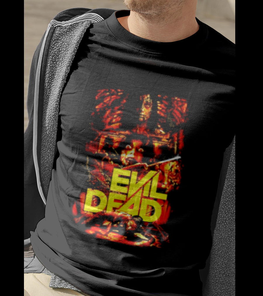 Evil Dead Classic Horror Movie Sam Raimi Iconic Cult T-Shirt