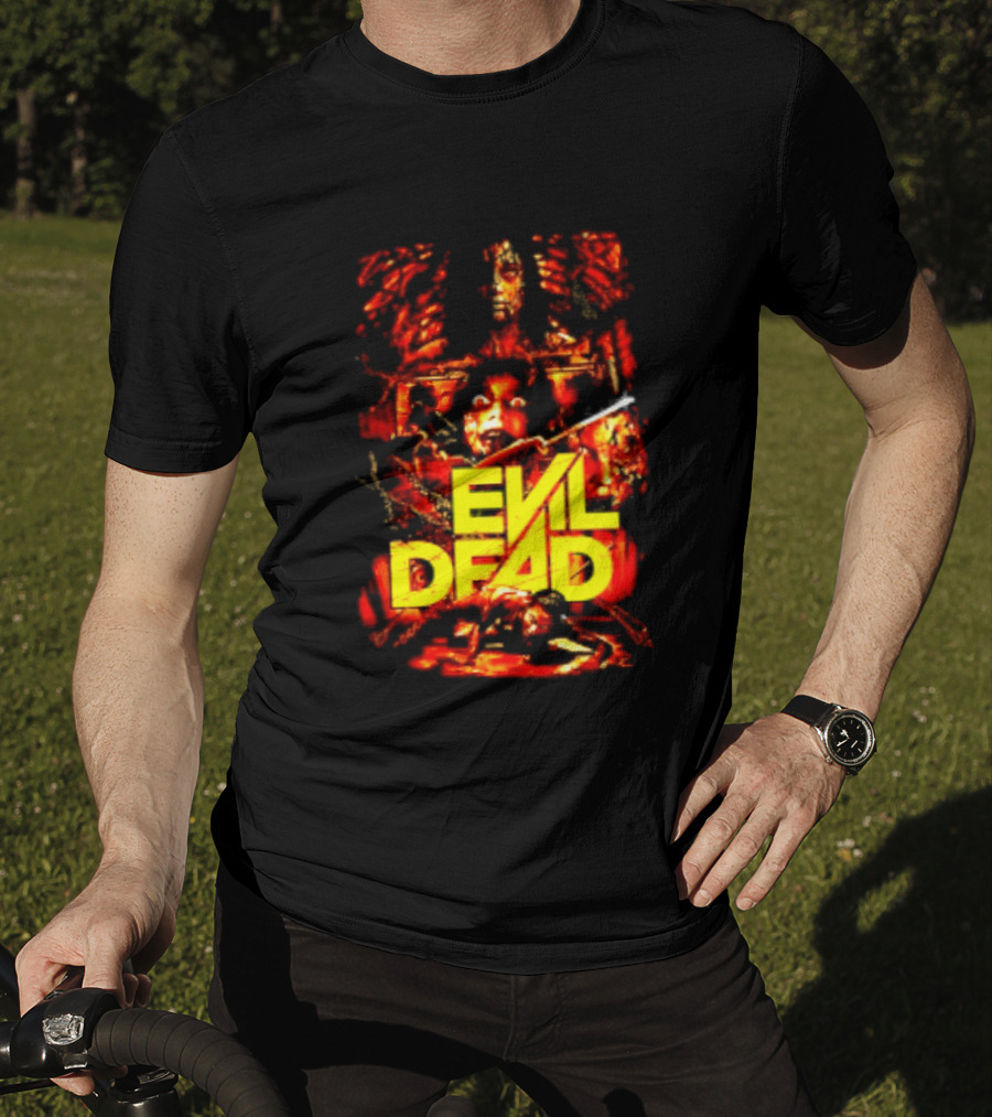 Evil Dead Classic Horror Movie Sam Raimi Iconic Cult T-Shirt