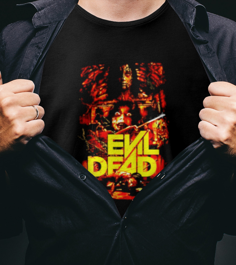 Evil Dead Classic Horror Movie Sam Raimi Iconic Cult T-Shirt