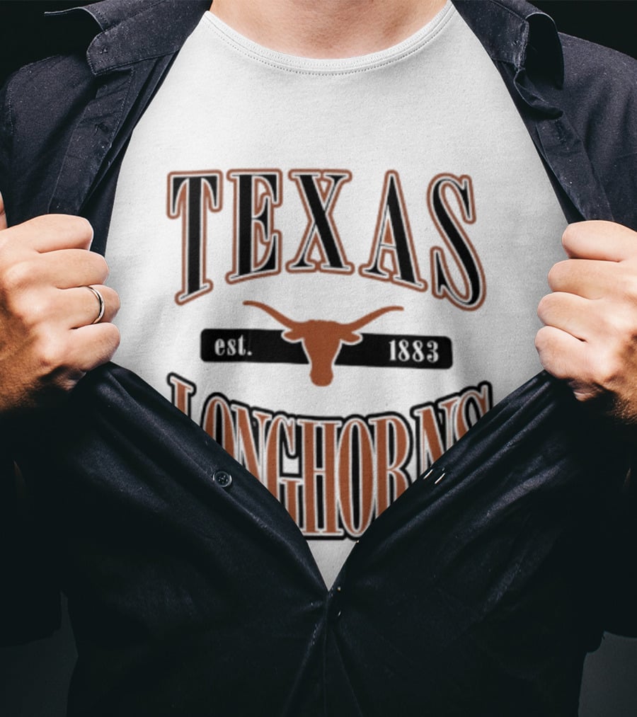 Texas Longhorns Est 1883 Vintage Team Spirit T-Shirt