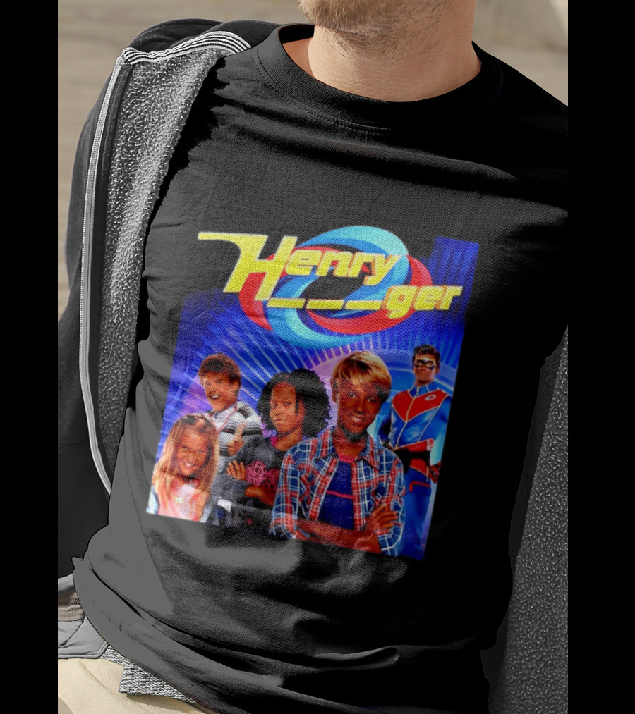 Henry Danger Nickelodeon Kids TV Show Captain Man Superhero Characters T-Shirt