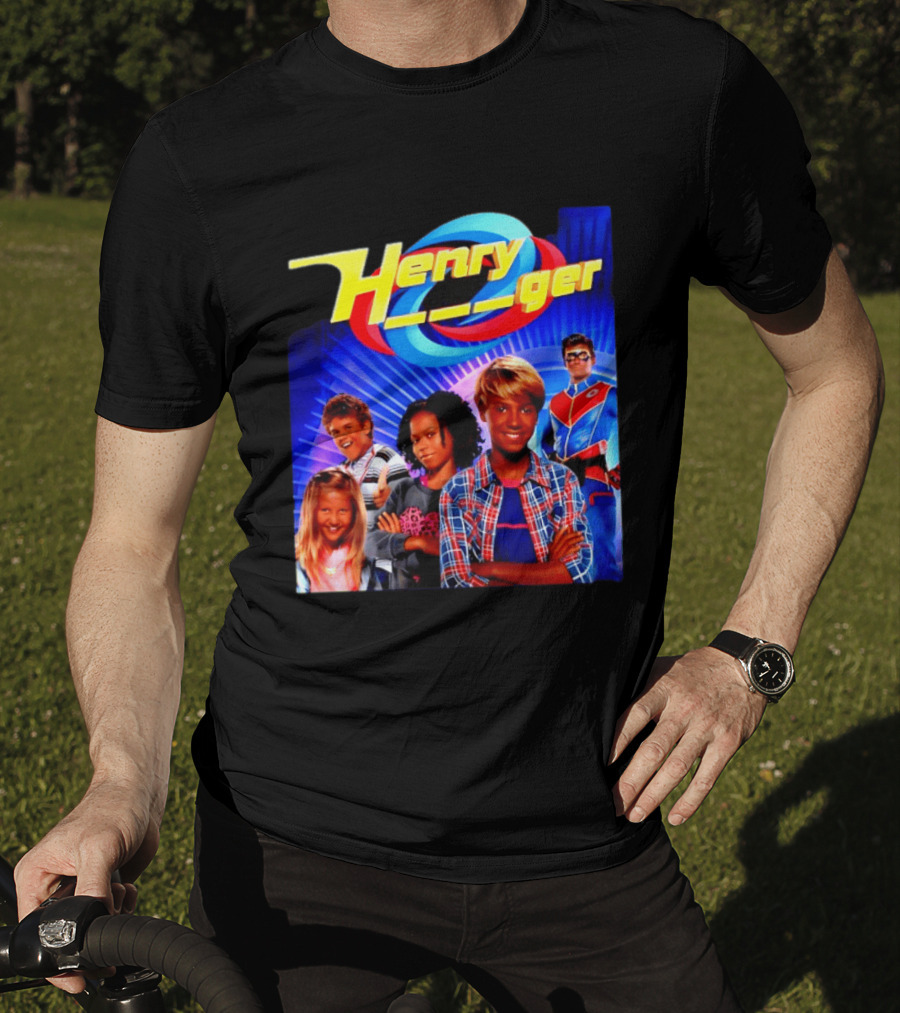 Henry Danger Nickelodeon Kids TV Show Captain Man Superhero Characters T-Shirt