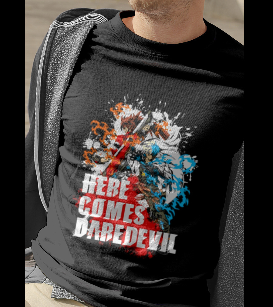 Here Comes Daredevil Guilty Sol Badguy Vibrant Splash T-Shirt