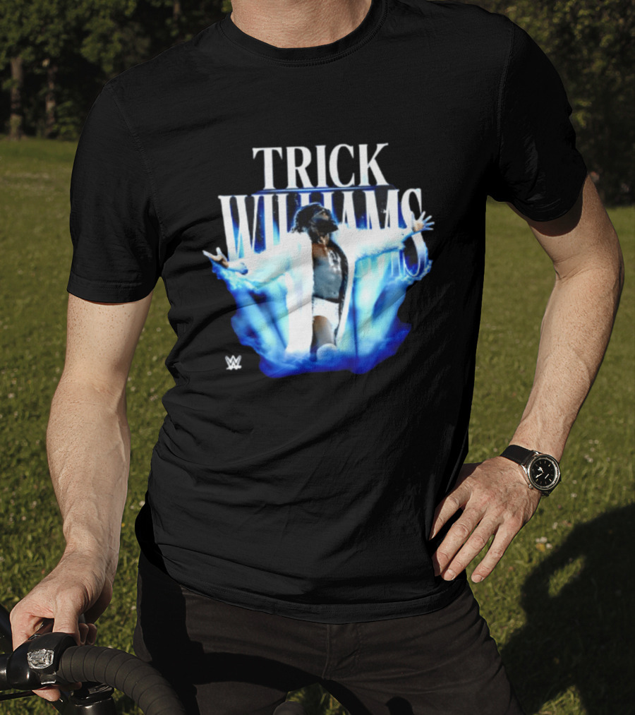 Trick Williams WWE Fur Coat Iconic Entrance T-Shirt