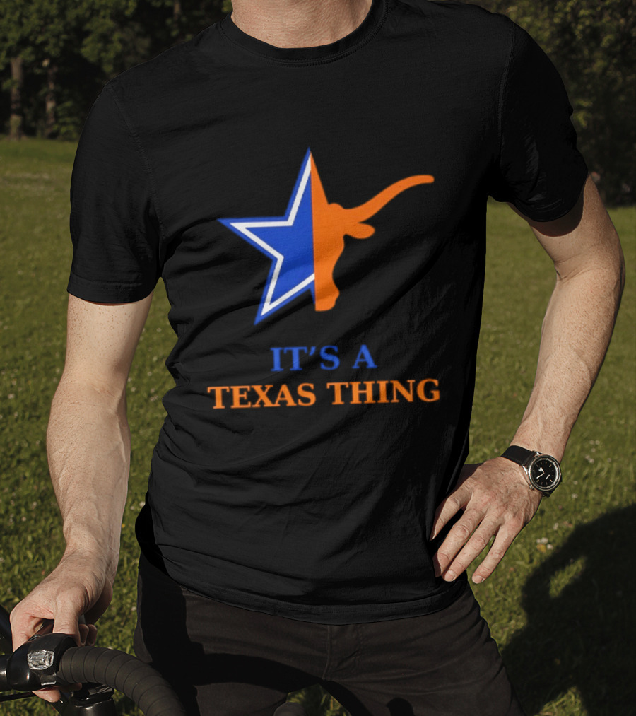 It's A Texas Thing Dallas Cowboys Longhorns Fusion T-Shirt