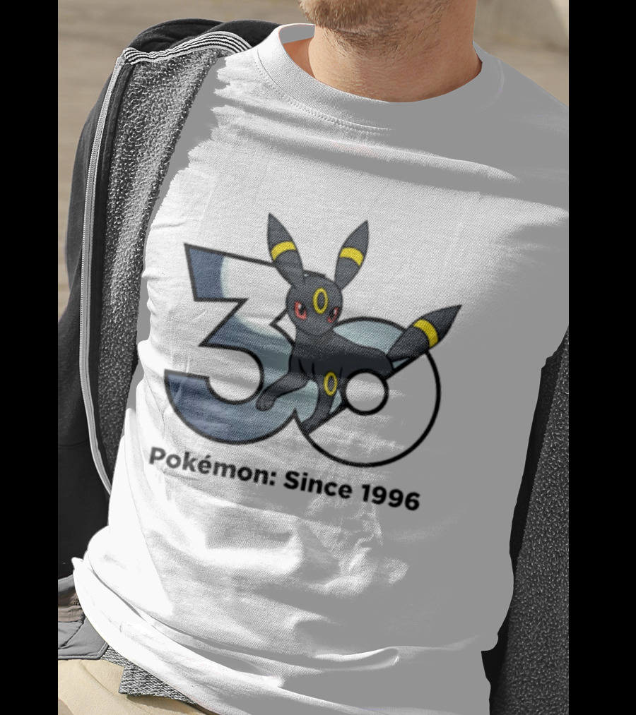 Umbreon Pokemon 30th Anniversary 1996 Celebration T-Shirt
