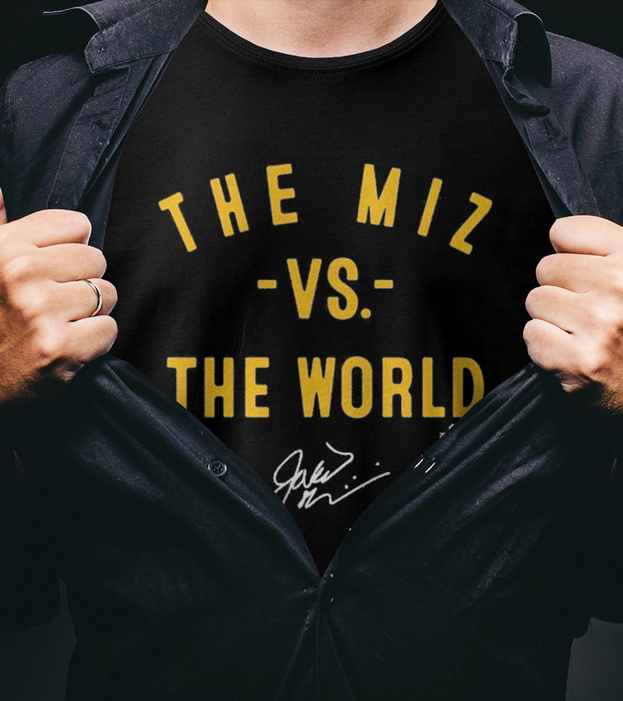 The Miz Vs The World Signed Jacob Misiorowski T-Shirt